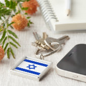 イスラエル国旗 キーホルダー (側面)