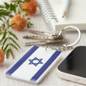 イスラエル国旗 キーホルダー (正面右)