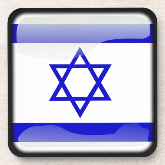 イスラエル国旗 コースター (正面)