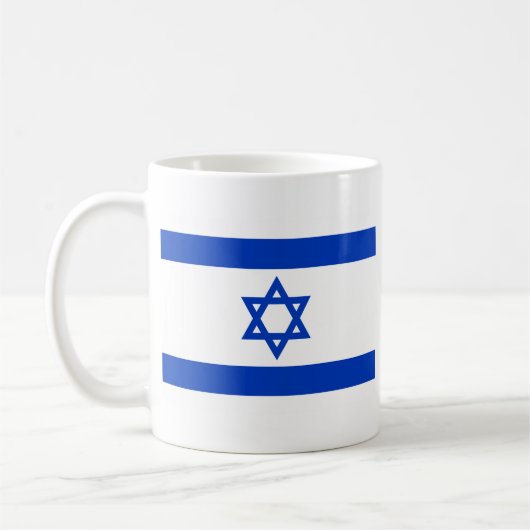 イスラエル国旗 コーヒーマグカップ (左)