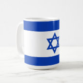 イスラエル国旗 コーヒーマグカップ (正面左)