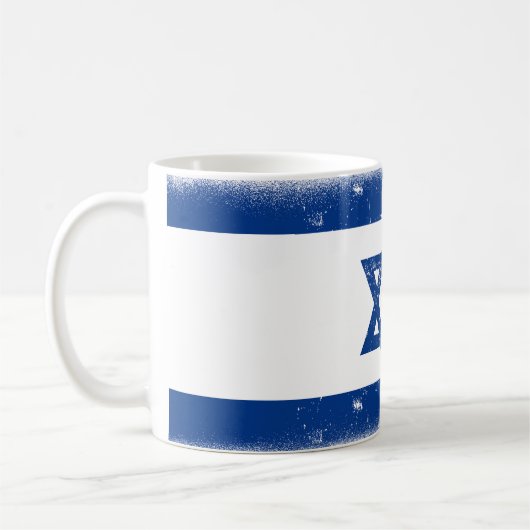 イスラエル国旗 コーヒーマグカップ (左)