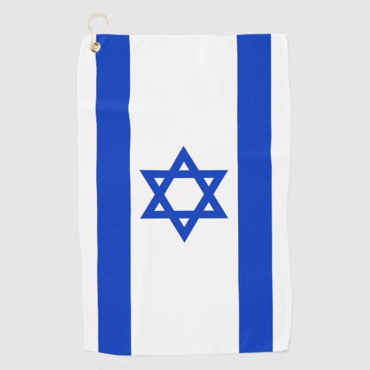 イスラエル国旗 ゴルフタオル (正面)