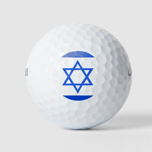 イスラエル国旗 ゴルフボール (正面)