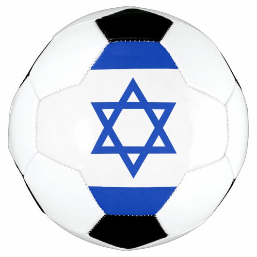 イスラエル国旗 サッカーボール (正面)