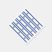 イスラエル国旗 スタンダードカクテルナプキン (角)