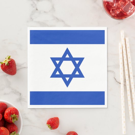 イスラエル国旗 スタンダードランチョンナプキン (インサイチュ)