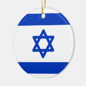 イスラエル国旗 セラミックオーナメント (左)