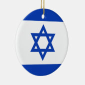 イスラエル国旗 セラミックオーナメント (右)