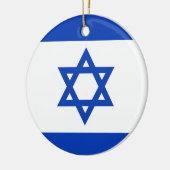 イスラエル国旗 セラミックオーナメント (左)