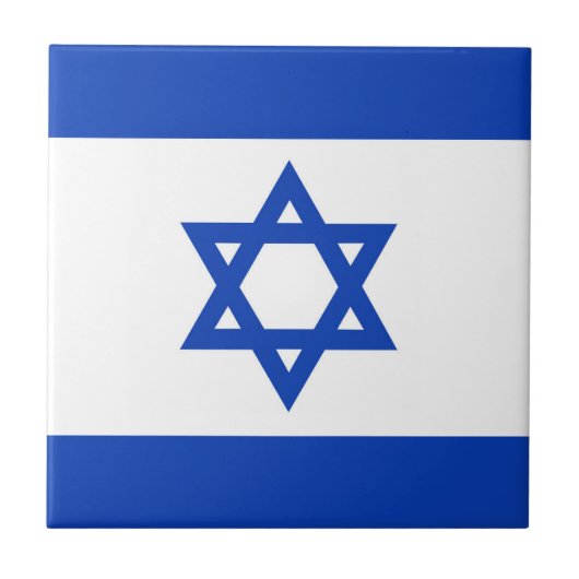 イスラエル国旗 タイル (正面)