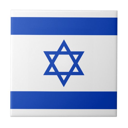 イスラエル国旗 タイル (正面)