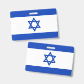 イスラエル国旗 バッジ (正面＆裏面)