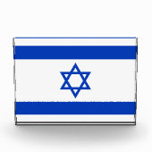 イスラエル国旗 フォトブロック (正面)