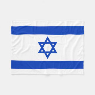 イスラエル国旗 フリースブランケット
