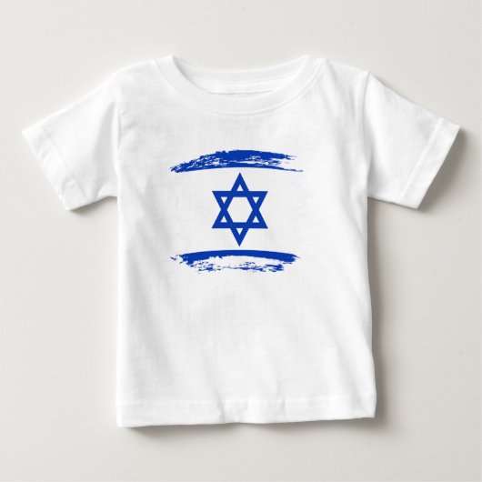 イスラエル国旗 ベビーTシャツ (正面)