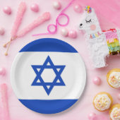 イスラエル国旗 ペーパープレート (パーティー)