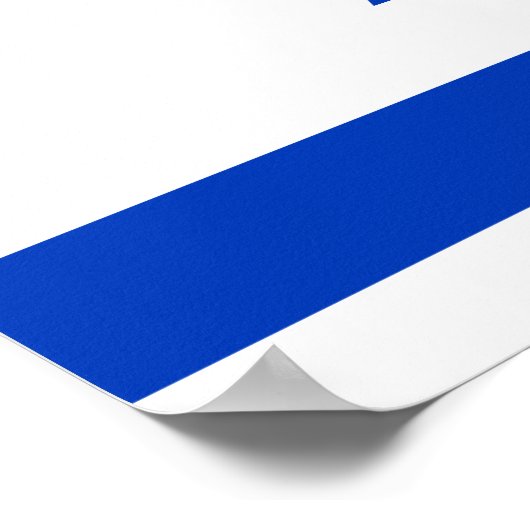 イスラエル国旗 ポスター (角)