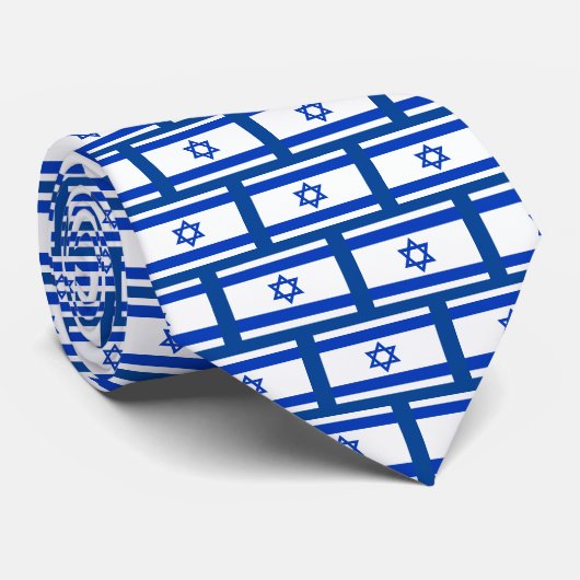 イスラエル国旗 ユダヤ国家 ネクタイ (ロール)