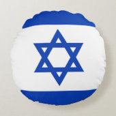 イスラエル国旗 ラウンドクッション (正面)