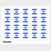 イスラエル国旗 ラウンドシール (シート)