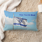 イスラエル国旗 ランバークッション (ブランケット)