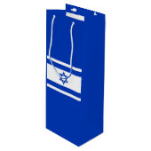 イスラエル国旗 ワインギフトバッグ (正面アングル)