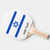 イスラエル国旗 卓球ラケット (横)