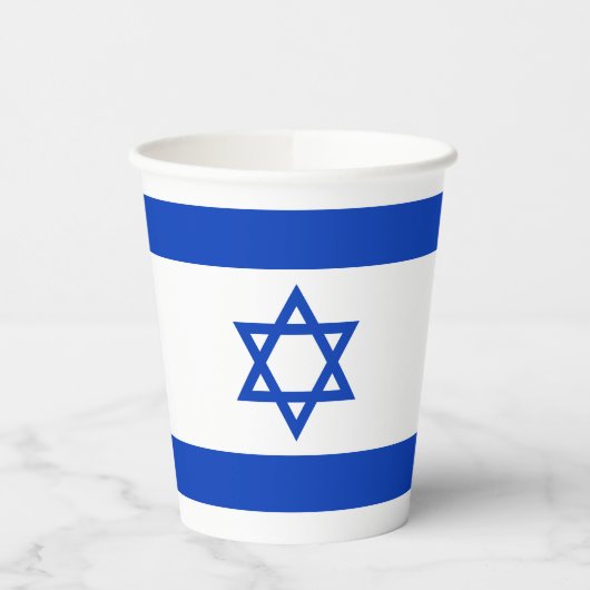 イスラエル国旗 紙コップ (左)