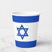 イスラエル国旗 紙コップ (正面)