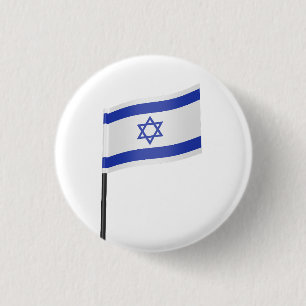 イスラエル国旗 缶バッジ