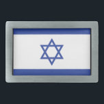 イスラエル国旗 長方形ベルトバックル<br><div class="desc">イスラエルのベルトバックル</div>
