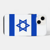 イスラエル国旗 iPhoneケース (裏面横)