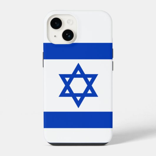 イスラエル国旗 iPhoneケース (裏面)