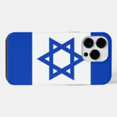 イスラエル国旗 iPhoneケース (裏面横)