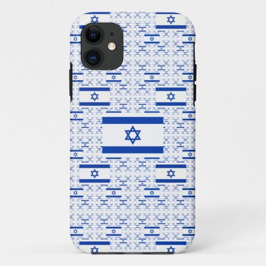 イスラエル国旗 – Star of David - in Layers Case-Mate iPhoneケース (裏面)