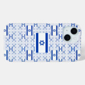 イスラエル国旗 – Star of David - in Layers Case-Mate iPhoneケース (裏面 (横))