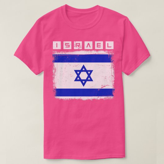イスラエル国旗 Tシャツ (デザイン正面)
