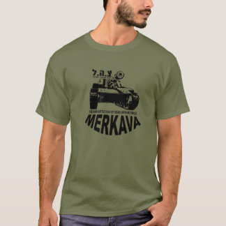 イスラエル国防軍タンクmerkava陸軍軍人 tシャツ