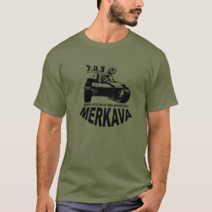 イスラエル国防軍メルカバ軍人戦車 Tシャツ
