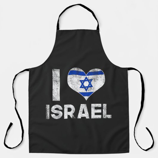 イスラエル大好き エプロン (正面)