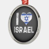イスラエル大好き メタルオーナメント (左)