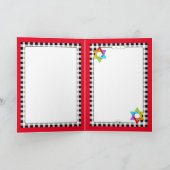 イスラエル実在はあいさつカード カード (内部)