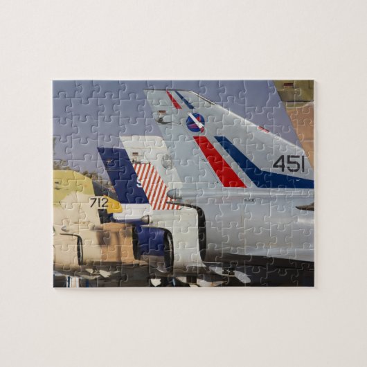 イスラエル建設のクフィル戦闘機 ジグソーパズル (横)