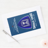 イスラエル強い – Am Yisrael Chai 長方形シール (封筒)