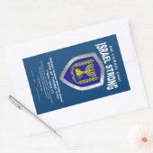 イスラエル強い – Am Yisrael Chai 長方形シール (封筒)