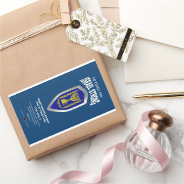 イスラエル強い – Am Yisrael Chai 長方形シール