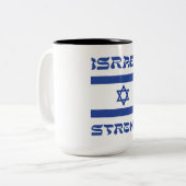 イスラエル強 ツートーンマグカップ (正面左)