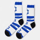 イスラエル支持のクルーソックス ソックス (左)