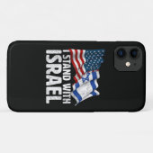 イスラエル支持 アメリカ国旗 Case-Mate iPhoneケース (裏面(横))